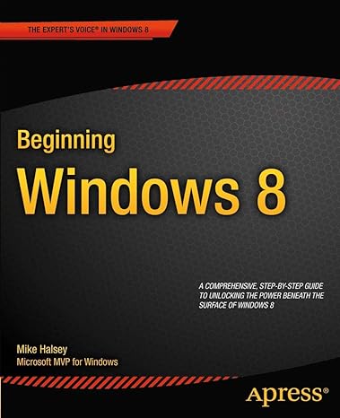 beginning windows 8 1st edition mike halsey 1430244313, 978-1430244318