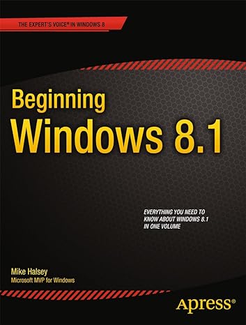 beginning windows 8 1 1st edition mike halsey 143026358x, 978-1430263586