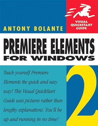 premiere elements 2 for windows teach yourself premiere elements the quick and easy way this visual