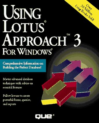 using lotus approach 3 for windows 1st edition david plotkin ,gerry litton ,andrew bryce shafran 1565291778,