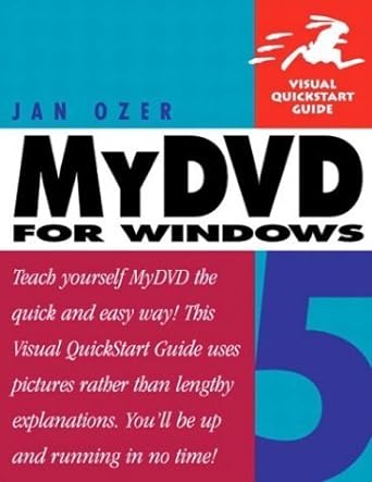 mydvd 5 for windows 1st edition jan ozer 0321220536, 978-0321220530