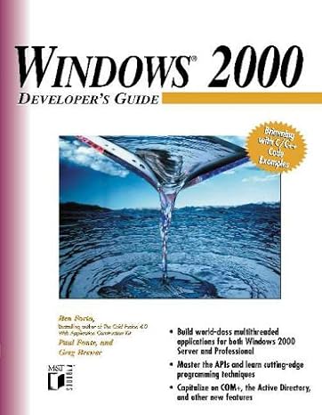 windows 2000 developers guide 1st edition ben forta ,paul fonte ,greg brewer 0764546538, 978-0764546532