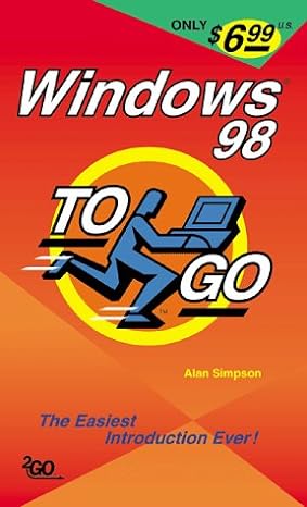 windows 98 to go 1st edition alan simpson 0782124933, 978-0782124934