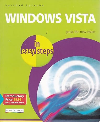 windows vista in easy steps 1st edition harshad kotecha 1840783168, 978-1840783162