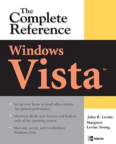 the complete reference windows vista 1st edition margaret levine young ,john levine 0072263768, 978-0072263763