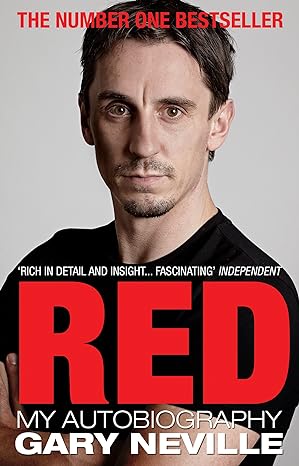 red my autobiography 1st edition gary neville 0552161985, 978-0552161985