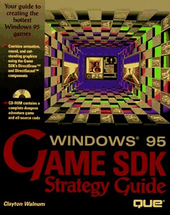 windows 95 game sdk strategy guide 1st edition clayton walnum 078970661x, 978-0789706614
