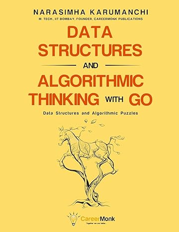 data structures and algorithmic thinking with go data structure and algorithmic puzzles 1st edition narasimha