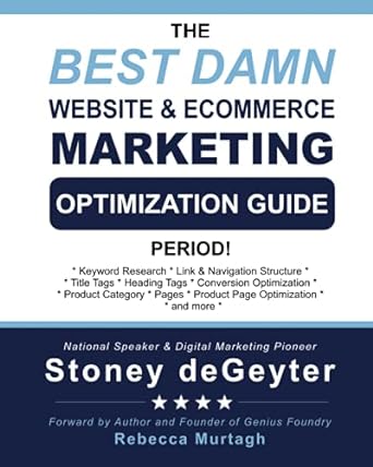 the best damn website and ecommerce marketing optimization guide period 1st edition stoney degeyter
