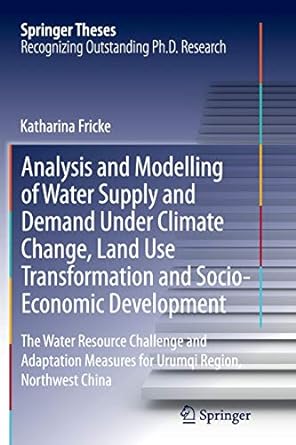 analysis and modelling of water supply and demand under climate change land use transformation and socio