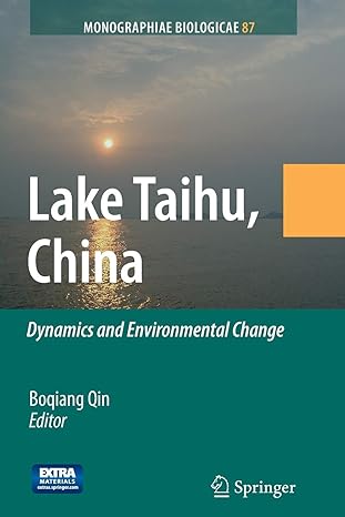 lake taihu china dynamics and environmental change 1st edition boqiang qin 9402404937, 978-9402404937