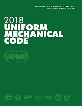2018 uniform mechanical code 1st edition the international association of plumbing and mechanical officials