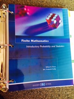 finite mathematics  probability and statistics 1st edition dale width 0738045950, 9780738045955