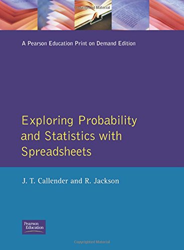 exploring probability and statistics with spreadsheets 1st edition jackson, 0133096599, 9780133096590