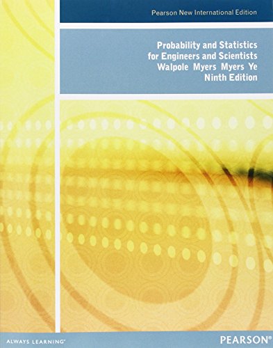 probability and statistics for engineers and scientists 9th edition ronald e walpole 1292023929, 9781292023922