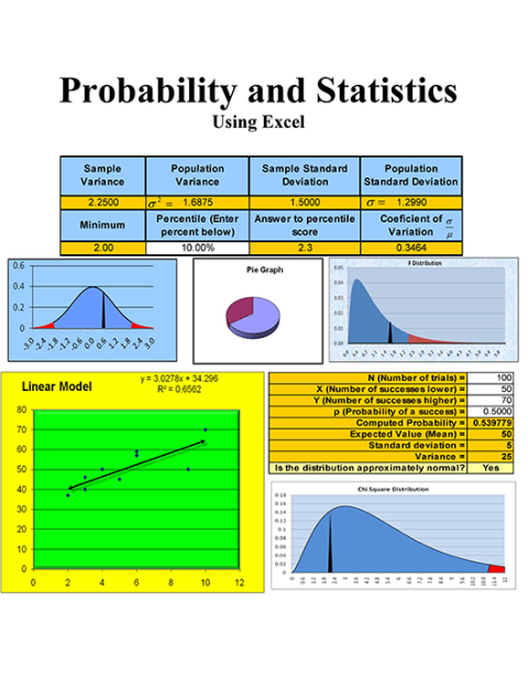 probability and statistics using excel 1st edition mark a. shore 0984818944, 9780984818945