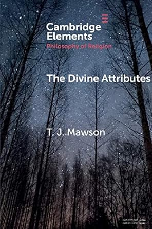the divine attributes 1st edition t. j. mawson 1108468330, 978-1108468336