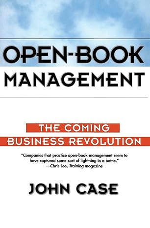 open book management coming business revolution the 1st edition john case 0887308023, 978-0887308024