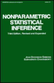 nonparametric statistical inference 3rd edition gibbons, jean dickinson, chakraborti, subhabrata 0824786610,