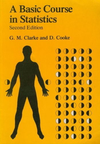 basic course in statistics 2nd edition clarke, cooke 0713134968, 9780713134964