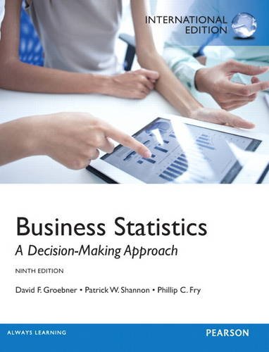 business statistics a decision making approach 9th edition david f groebner 0133373096, 9780133373097