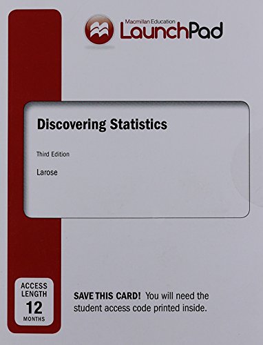 launchpad for discovering statistics 3rd edition daniel t larose 1319047254, 9781319047252