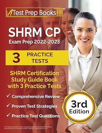 shrm cp exam prep 2022 2023 shrm certification study guide book with 3 practice tests 1st edition joshua