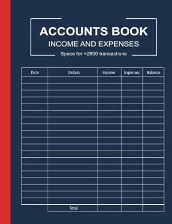 accounts book self employed income and expenses 1st edition fati zr publishing b0c4x381ft