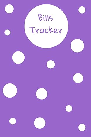 bills tracker simple amethyst violet with white polka dots bill tracker organizer 1st edition polka dot
