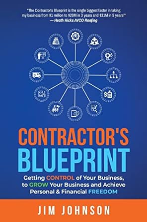 contractors blueprint 1st edition jim johnson 1955342490, 978-1955342490
