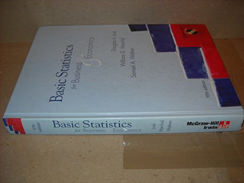 basic statistics for business and economics 5th edition douglas a lind 0072983965, 9780072983968
