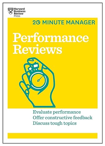 performance reviews 1st edition harvard business review 1633690067, 978-1633690066