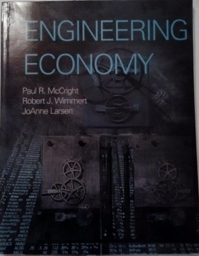 engineering economy 2nd edition mccright, grady e. 0536024111, 9780536024114