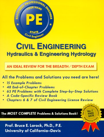 civil engineering hydraulics and engineering hydrology 1st edition larock p.e., bruce e. 1576450449,