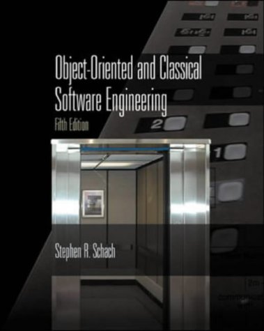 object oriented and classical software engineering 5th edition stephen r. schach 007121349x, 9780071213493