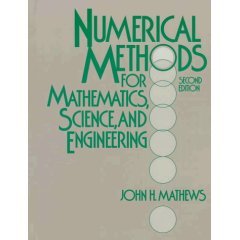 numerical methods for mathematics science and engineering 2nd edition mathews 812030845x, 9788120308459