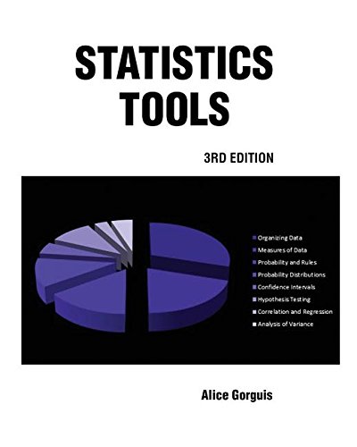 statistics tools 3rd edition alice gorguis 1524942979, 9781524942977