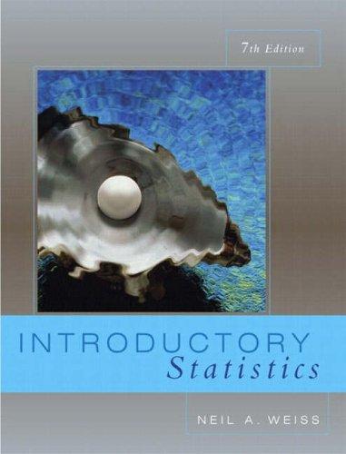 introduction statistics 7th edition bonnie b. graves, neil a. weiss 0321263405, 9780321263407