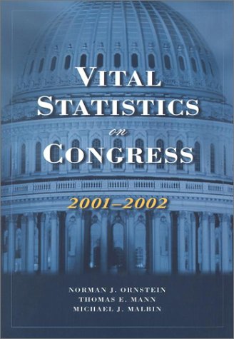 vital statistics on congress 1999-2000 1st edition norman j. ornstein 084474168x, 9780844741680