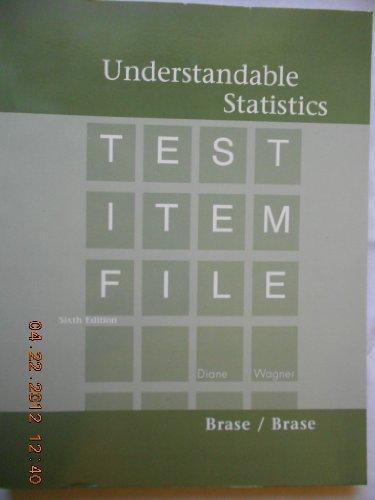 understandable statistics 1st edition charles brase 0395930251, 9780395930250