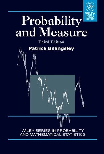 probability and measure wiley series in probability and mathematical statistics 3rd edition patrick