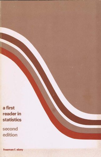 a first reader in statistics 2nd edition freeman f elzey 0818501405, 9780818501401