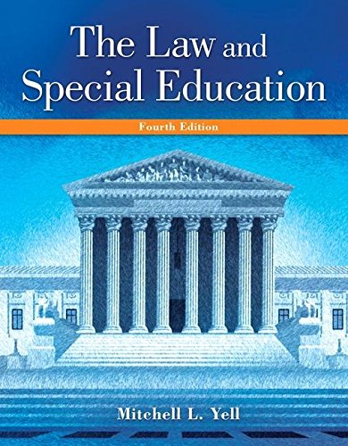the law and special education 4th edition mitchell l yell 0133827011, 9780133827019