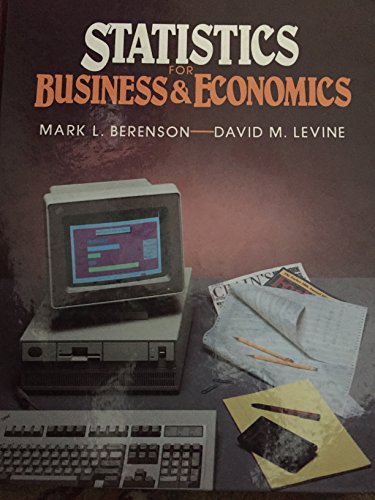 statistics for business economics 1st edition david ray anderson 0314040404, 9780314040404