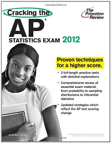 cracking the ap statistics exam 2012th edition princeton review 037542735x, 9780375427350
