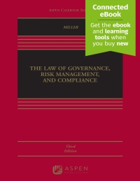 law of governance risk management and compliance 3rd edition geoffrey p. miller 1543812767, 9781543812763