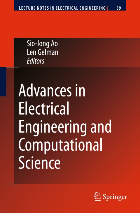 advances in electrical engineering and computational science 2nd edition len gelman 9048123119, 9789048123117