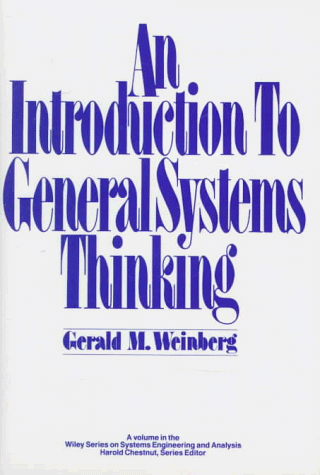 an introduction to general systems thinking 1st edition weinberg, gerald m. 0471925632, 9780471925637