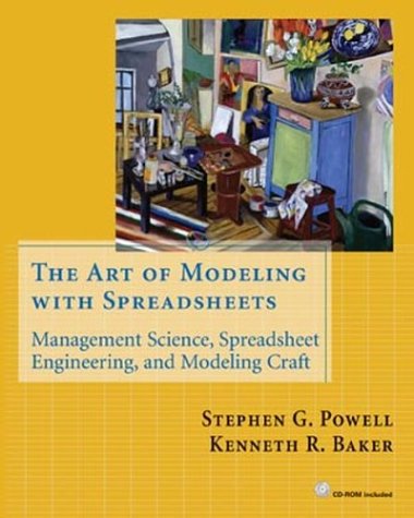 the art of modeling with spreadsheets management science spreadsheet engineering and modeling craft 1st