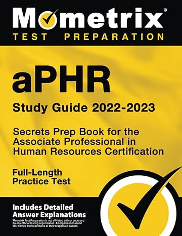 aphr study guide 2022 2023 secrets prep book for the associate professional in human resources certification